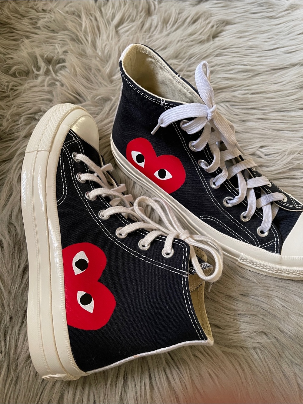 Converse comme des Garcons High-Top Sneakers - Picture 2 of 10